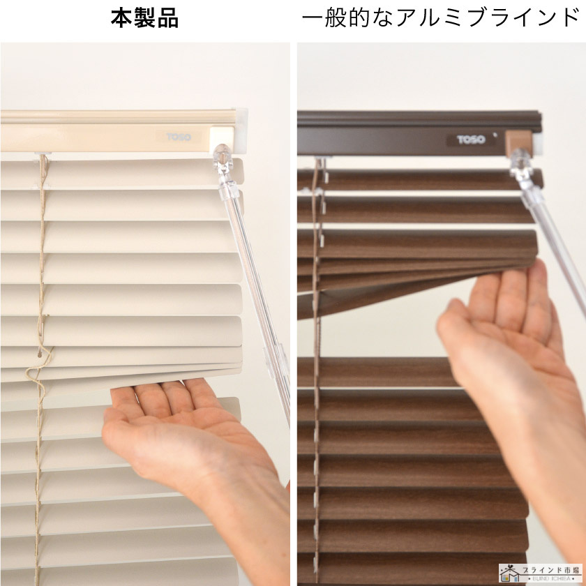 プロ仕様】羽根のばたつき抑制：アルミブラインド – ブラインド