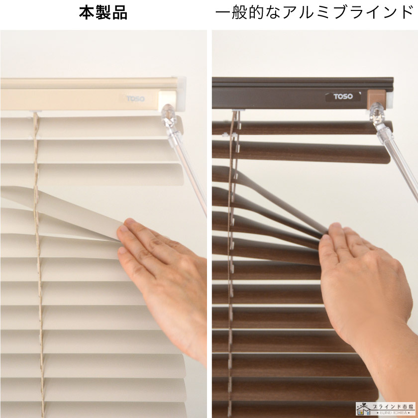 プロ仕様】羽根のばたつき抑制：アルミブラインド – ブラインド