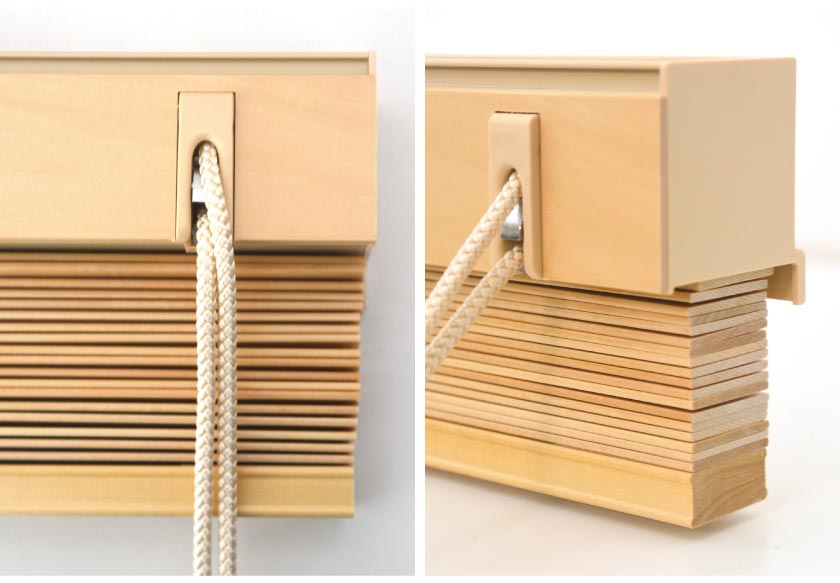 格安ウッドブラインド35mmの見た目です。