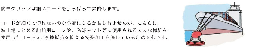 ウッド（木製）ブラインド簡単グリップのコードの耐久性について